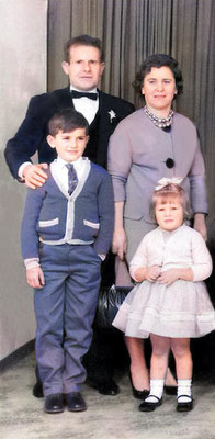 Early 1960s ; My family including my sister Kathie.