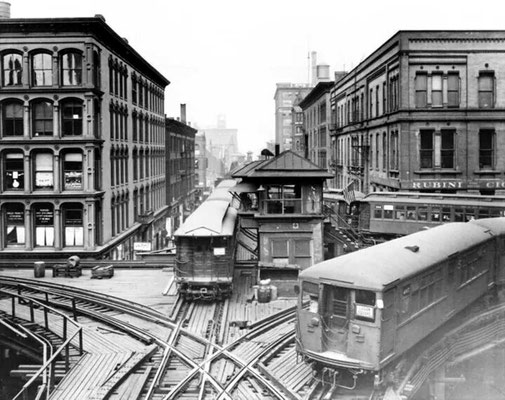 Upper level trains