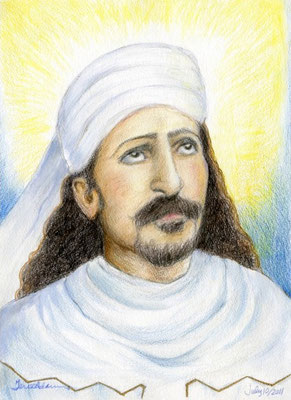 Depiction of Zoroaster by Teri Adams