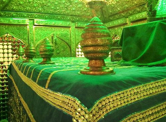 Interior of the shrine-tomb.