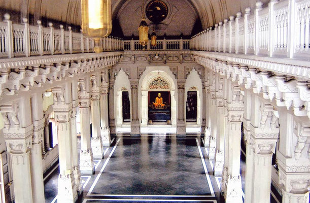 Interior of Shri Ramakrisna's Behur Math main building-Shrine
