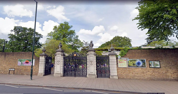 1st Gate - Kew Gardens on Kew Road. This is the closest to Delia's home at 240 Kew Road.