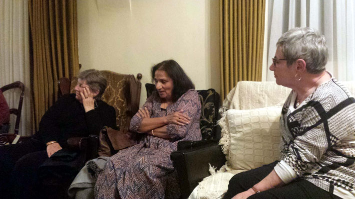  Cynthia Adams-Borg, Amrit Irani & Margaret Harrison at Fitzroy. Photo taken by Anthony Zois
