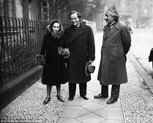 Albert with his step-daughter and son-in-law in 1930s Berlin.