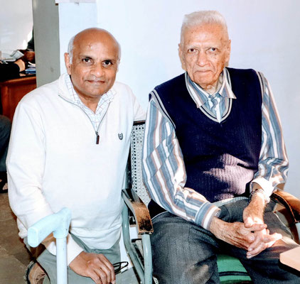 Murali Kalavapudi ( left ) with Ali Ramjoo in 2019.