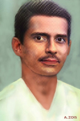 Meherjee Karkaria. Image rendition by Anthony Zois.