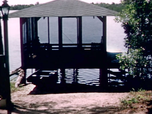 1956 ; Meher Center, Myrtle Beach, SC. ; The Boat house on the Center. The images were captured by Anthony Zois from a film by Sufism Reoriented.