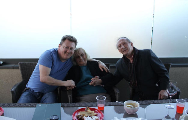  15th June 2014 - Melbourne, Australia. Mark McCammon with Sofie & Jim Miskia. Photo taken by Anthony Zois