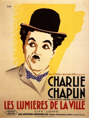 French poster of "City Lights"
