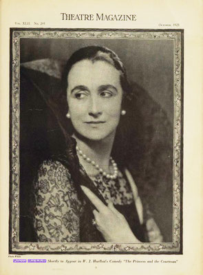 Norina on the cover a theatrical magazine in 1925. Courtesy of Valerie McKeam.