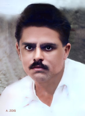 Abdulla 'Ramjoo' Karim Jaffer.  Image rendered by Anthony Zois.