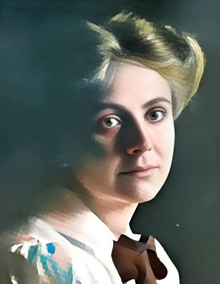 Margaret Mayo. Image endition by Anthony Zois.