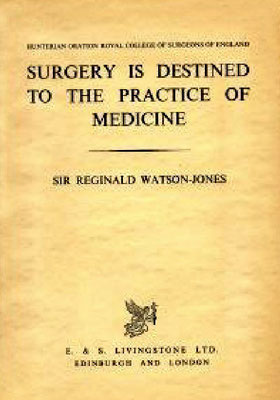 Book written by Sir Reginal Watson-Jones