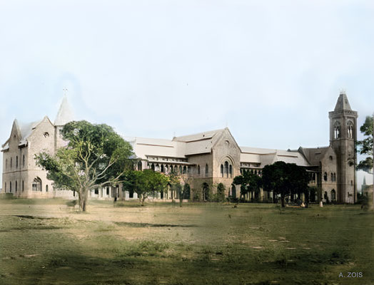 Sassoon Hospital, Poona. Image rendered by Anthony Zois.
