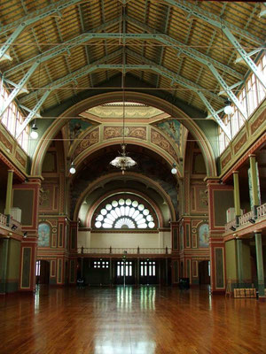 Inside the Royal Exhibition Building