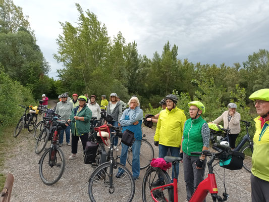 Erste Pause im Sarstedter Naherholungsgebiet © Ina Homfeld
