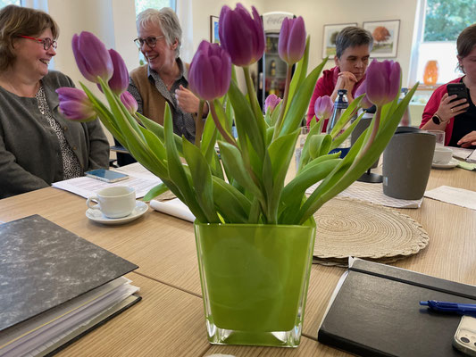 Ein Frühlingsgruß erhellt das Miteinander. © Iris Rohlfs