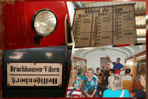 In einem der vielen Waggons durften die LandFrauen Platz nehmen! © Ina Homfeld
