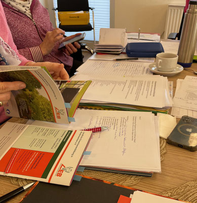 Viele Informationen sind zu sortieren und sondieren. © Iris Rohlfs