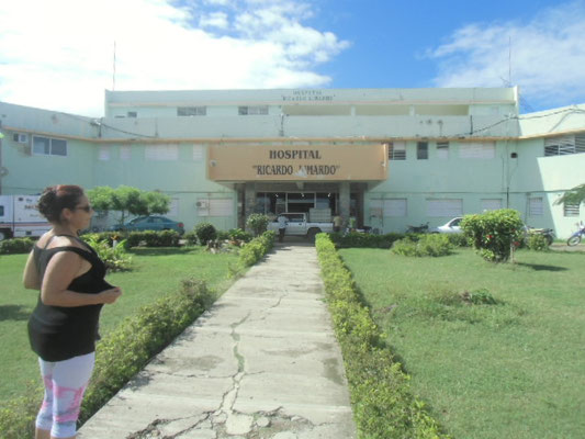 L'accès à l'hôpital Ricardo Lamardo