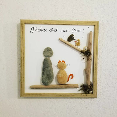 Ref TM3 - 25 €  20x20 cm(vendu) 