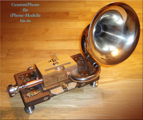 Steampunk GrammiPhone  "UnaTon 2" stehfisch.de - Stehfisch - Steffen Fichtner
