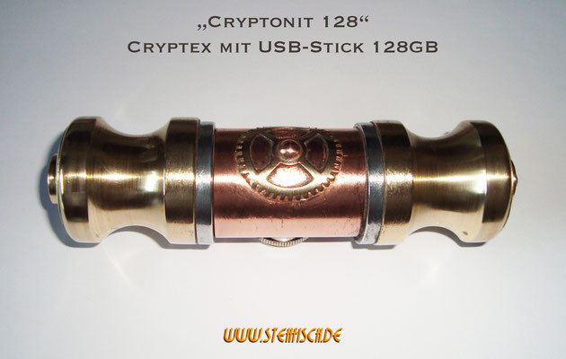 Steampunk Cryptex "Cryptonit128" stehfisch.de, Stehfisch, Steffen Fichtner