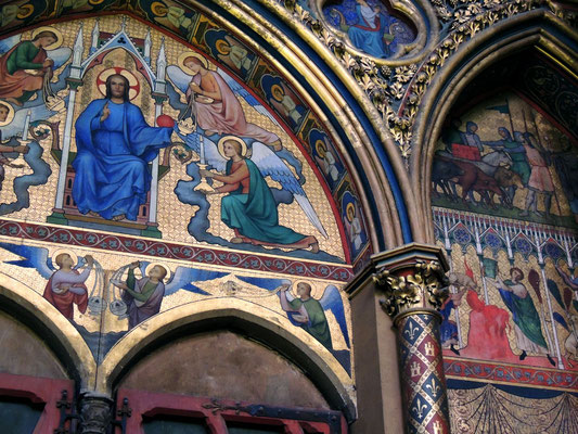 Des peintures de la chapelle haute