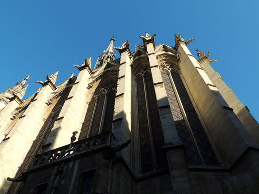 Détail de l’extérieur de la Sainte Chapelle