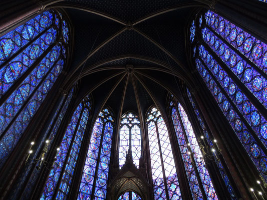 L’intérieur de la chapelle haute