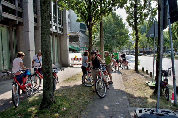 Per Fahrrad durch Hamburg