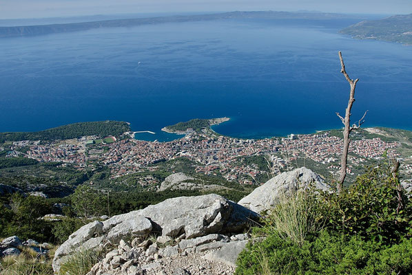 Blick auf Makarska