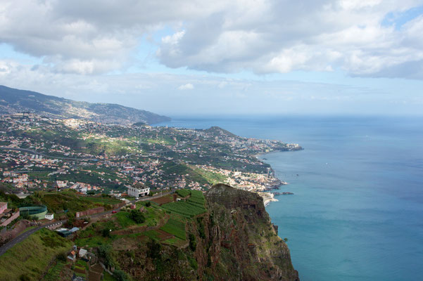 Blick vom Cabo Giroa auf Funchal