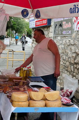 Auf dem Markt in Makarska