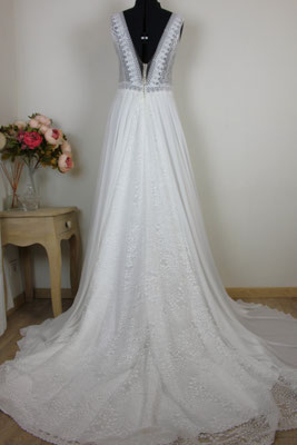 1920 - abito da sposa in pizzo macramè