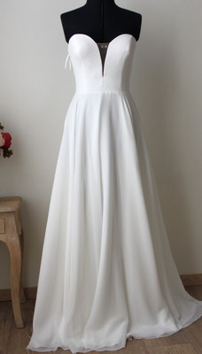 1681 - abito da sposa in georgette