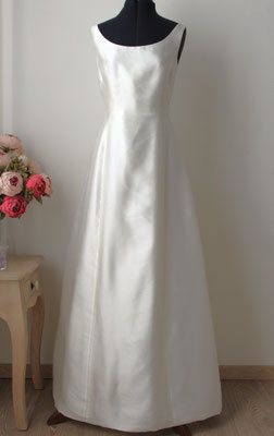 2072 - abito da sposa domo adami in mikado di seta - disponibile in atelier