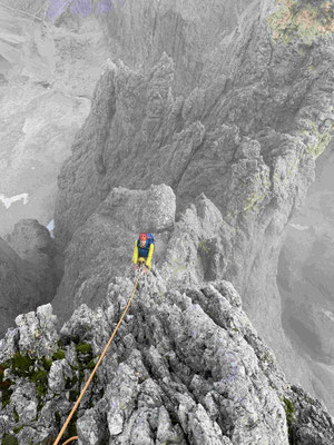 Klettern Dolomiten Bergführer