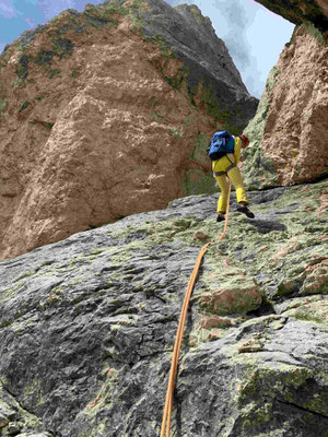 Klettern Dolomiten Bergführer