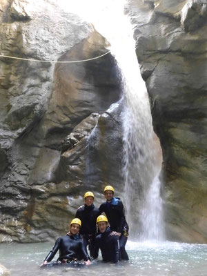 Canyoning Almbach Almbachklamm Burgau Bruggraben Klamm