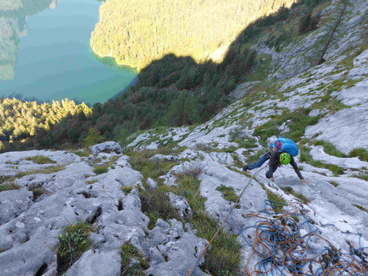 Klettern im Salzkammergut mit Bergführer