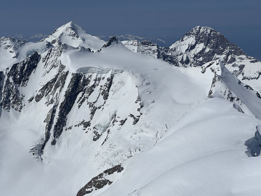 Bergführer Skidurchquerung Berner Oberland Mönch Finsteraarhorn Großes Grünhorn Mönch