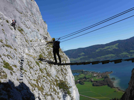 Klettersteig Drachenwand Klettersteigkurs Bergführer