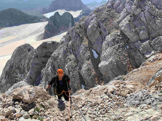 Hoher Dachstein mit Bergführer