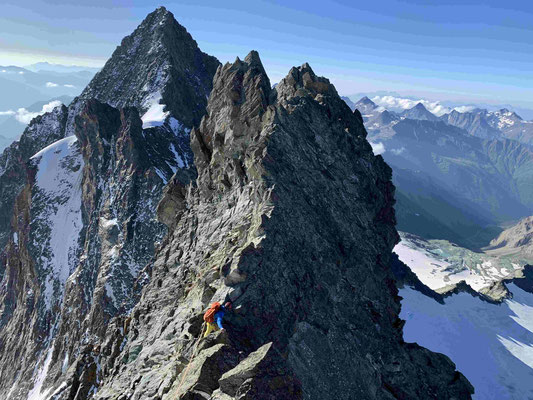 Großglockner Glocknerwand Überschreitung Bergführer