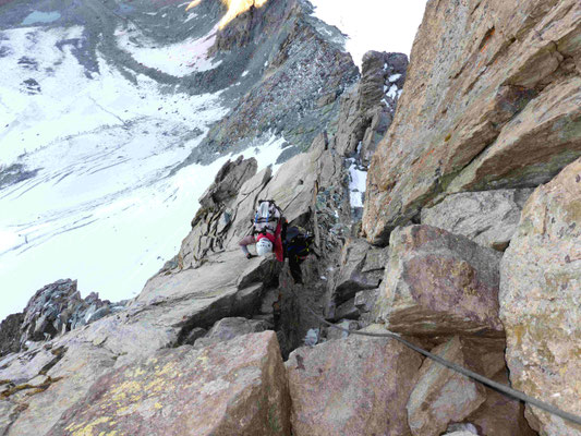 Großglockner Stüdlgrat mit Bergführer