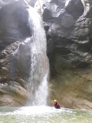 Canyoning Almbach Almbachklamm Burgau Bruggraben Klamm