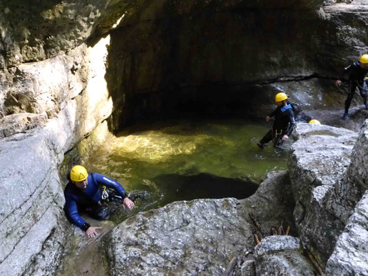 Canyoning Almbach Almbachklamm Strubklamm