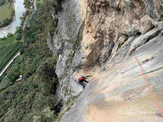 Klettern mit Bergführer in Arco Gardasee