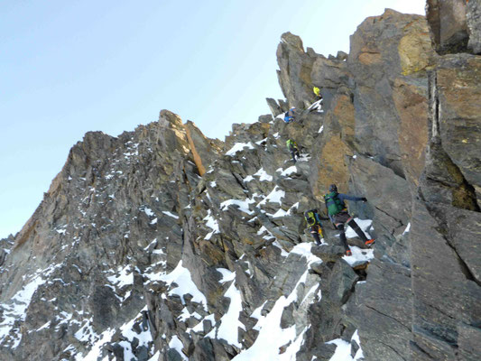 Großglockner Stüdlgrat mit Bergführer